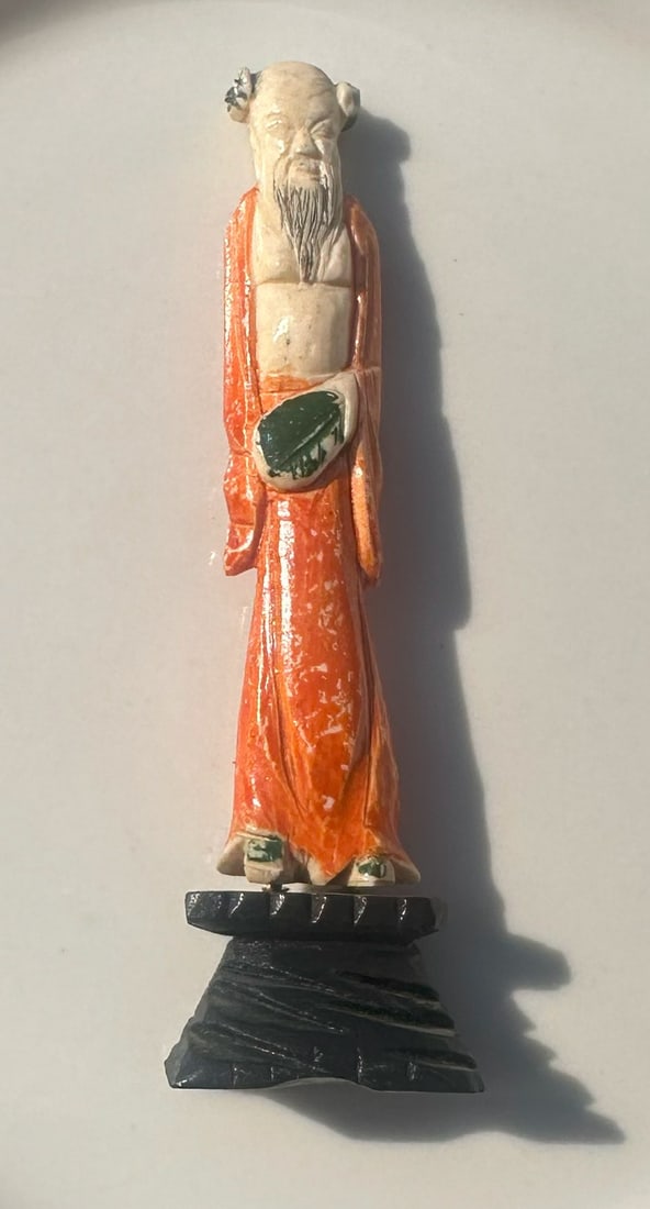 Antique Carved Statue (1 of 3)