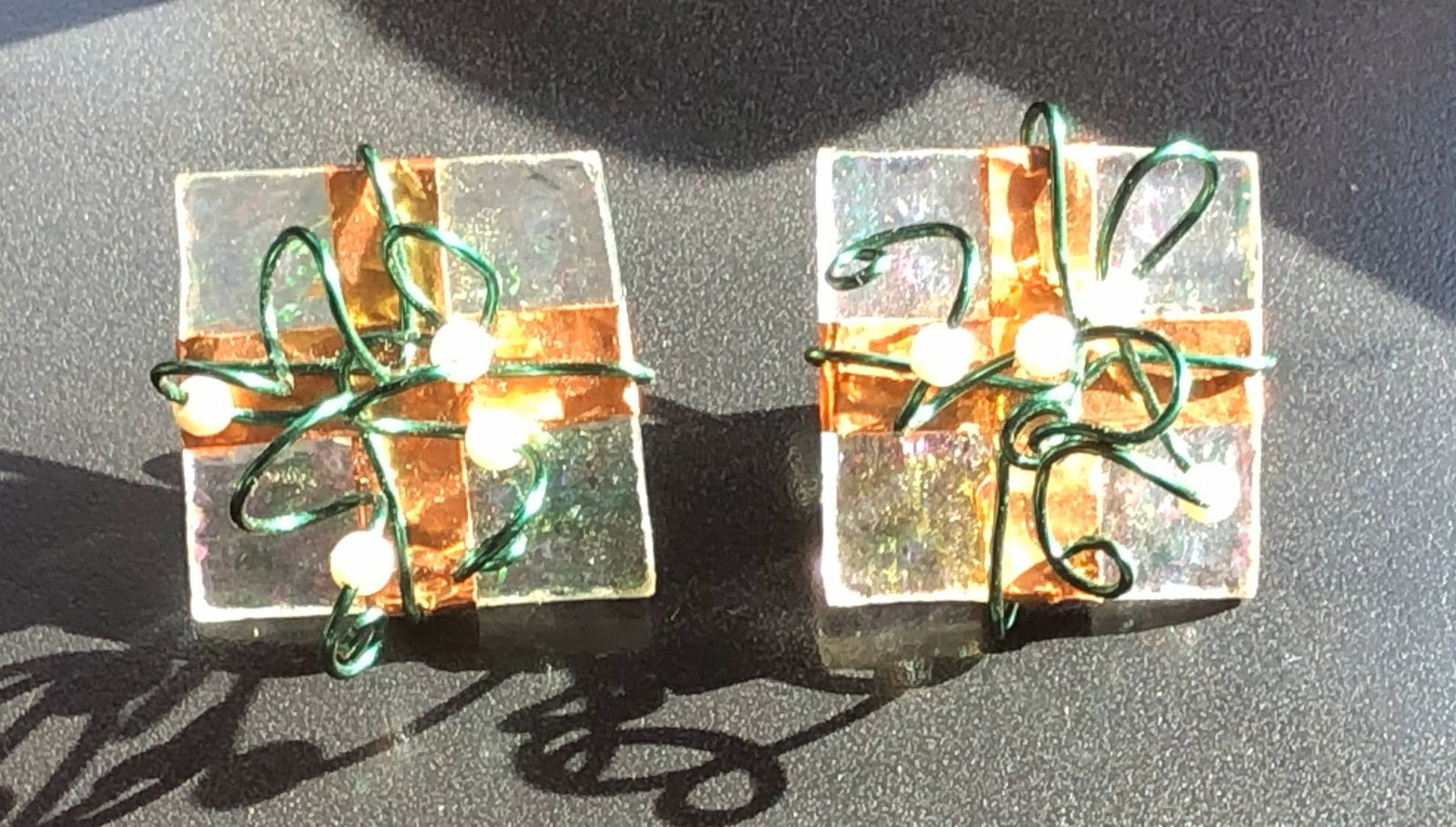 Decorative Wire-Wrapped Earrings (1 of 3)