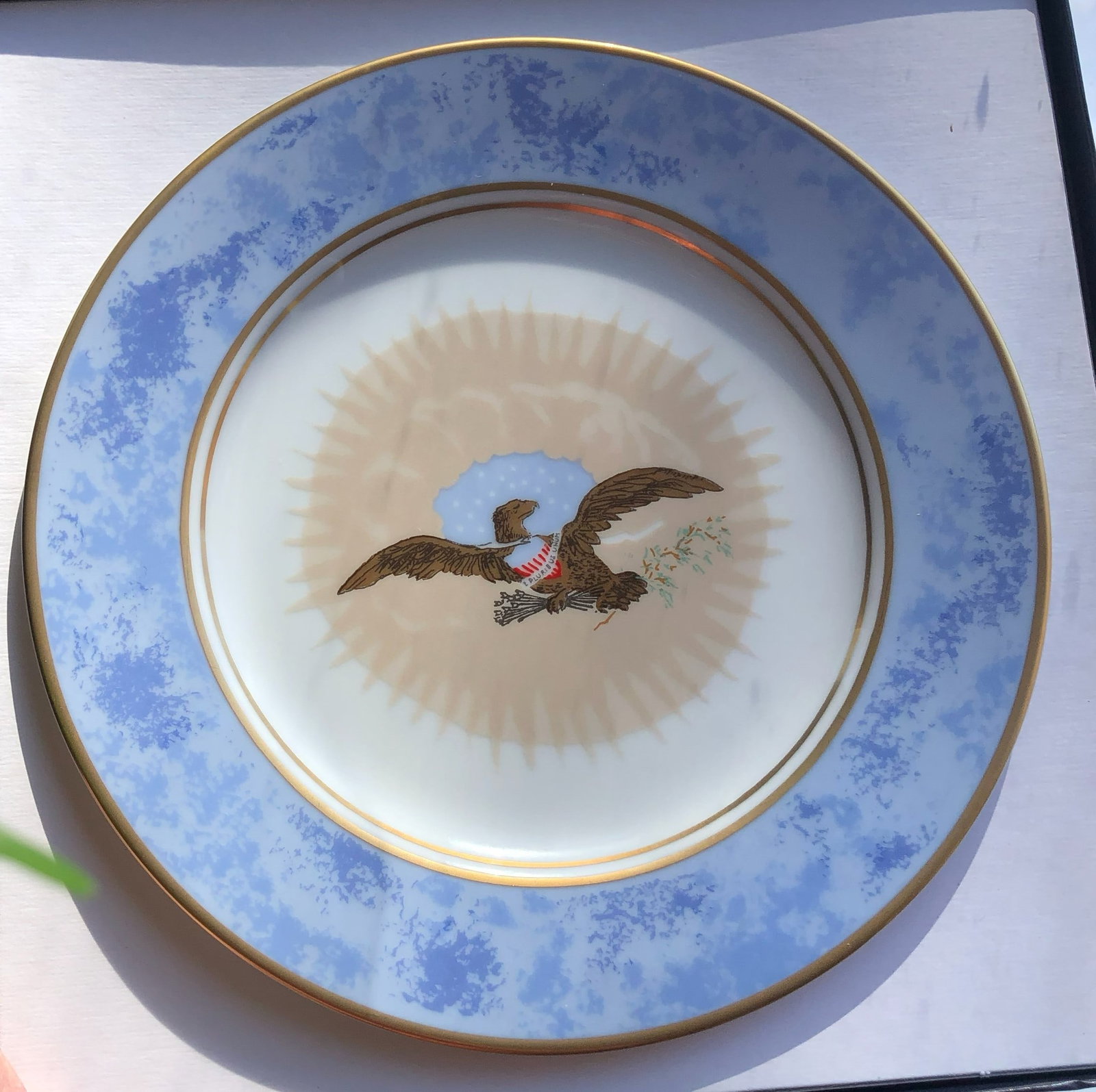 White House Desert Dish: White House Desert Dish, Diameter 7.5"