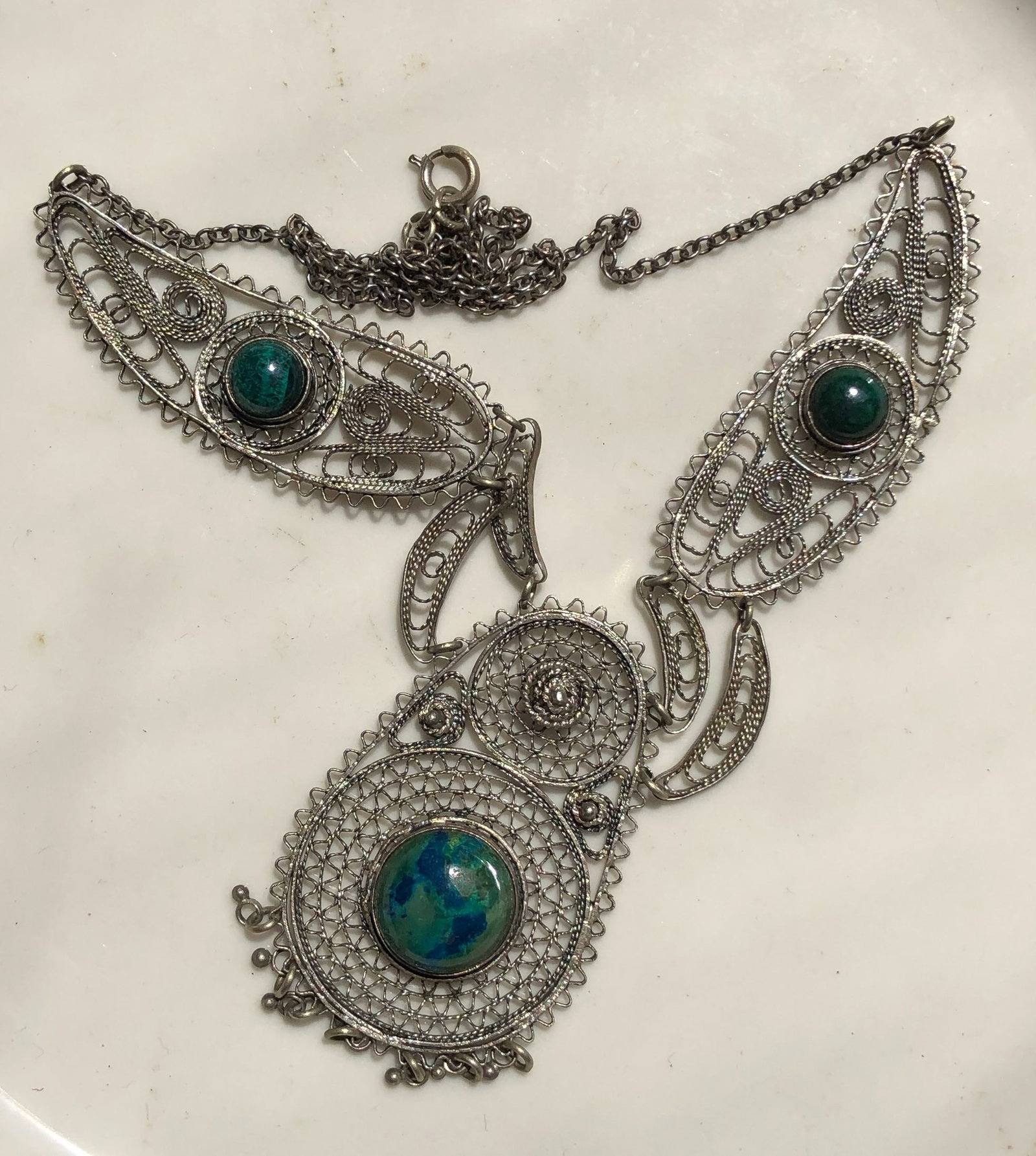 Vintage Silver Necklace: Vintage Silver Necklace, weight 26g