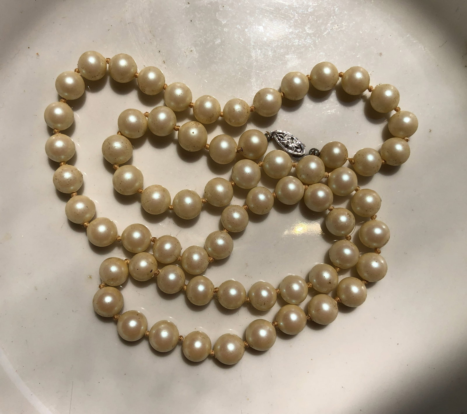 14K Gold Clasp Necklace: 14K Gold Clasp Necklace