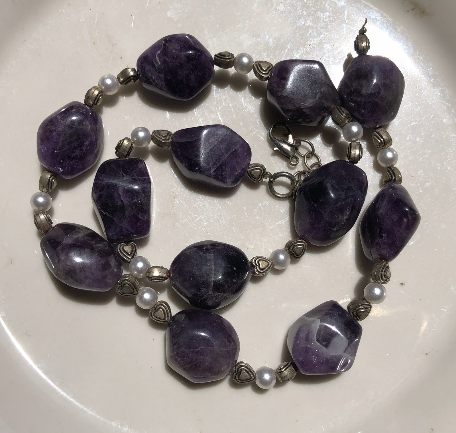 Vintage Amethyst Necklace: Vintage Amethyst Necklace
