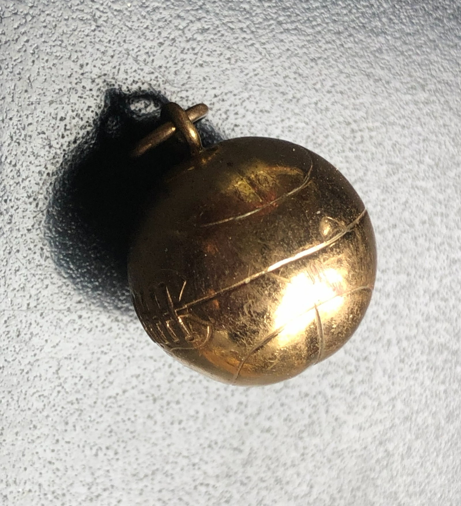 Golden Filled Snitch Pendant: Golden Filled Snitch Pendant