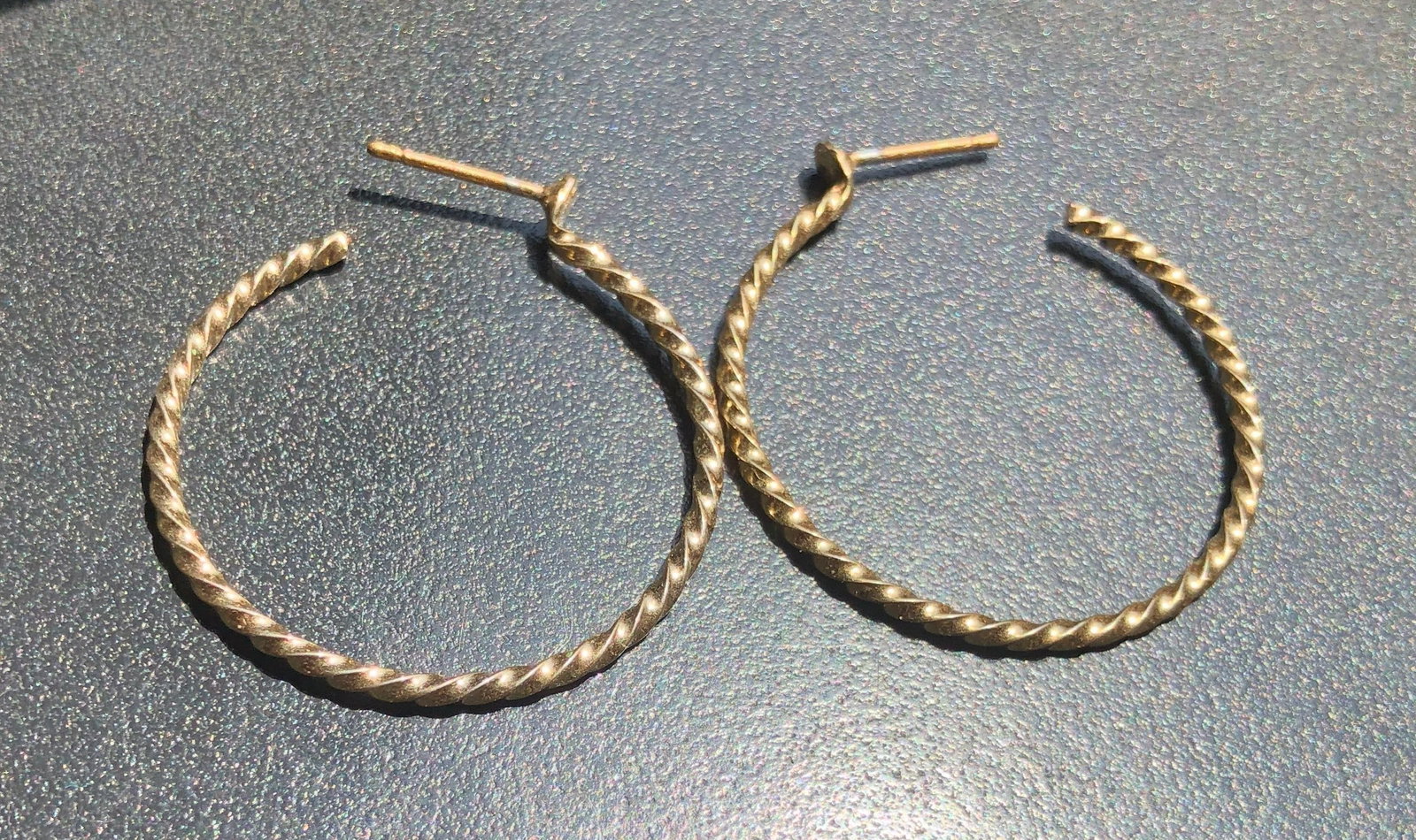 Pair of Gold Filled Earrings: Pair of Gold Filled Earrings