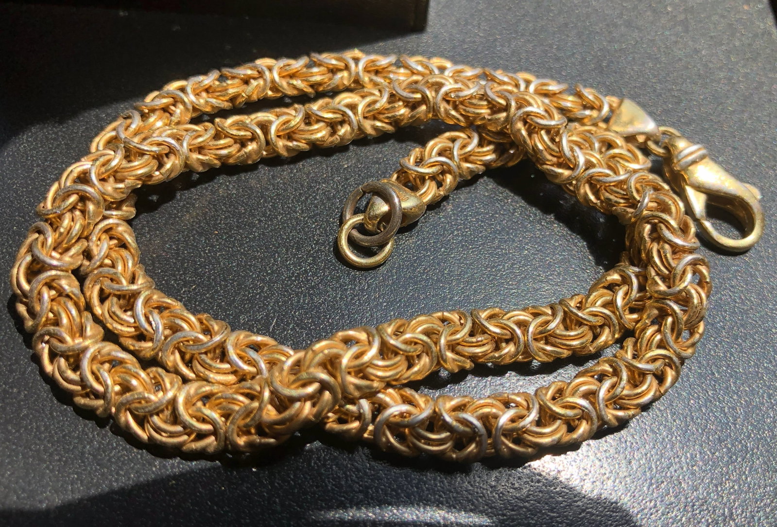 Vintage Gold Filled Necklace: Vintage Gold Filled Necklace, weight 20g