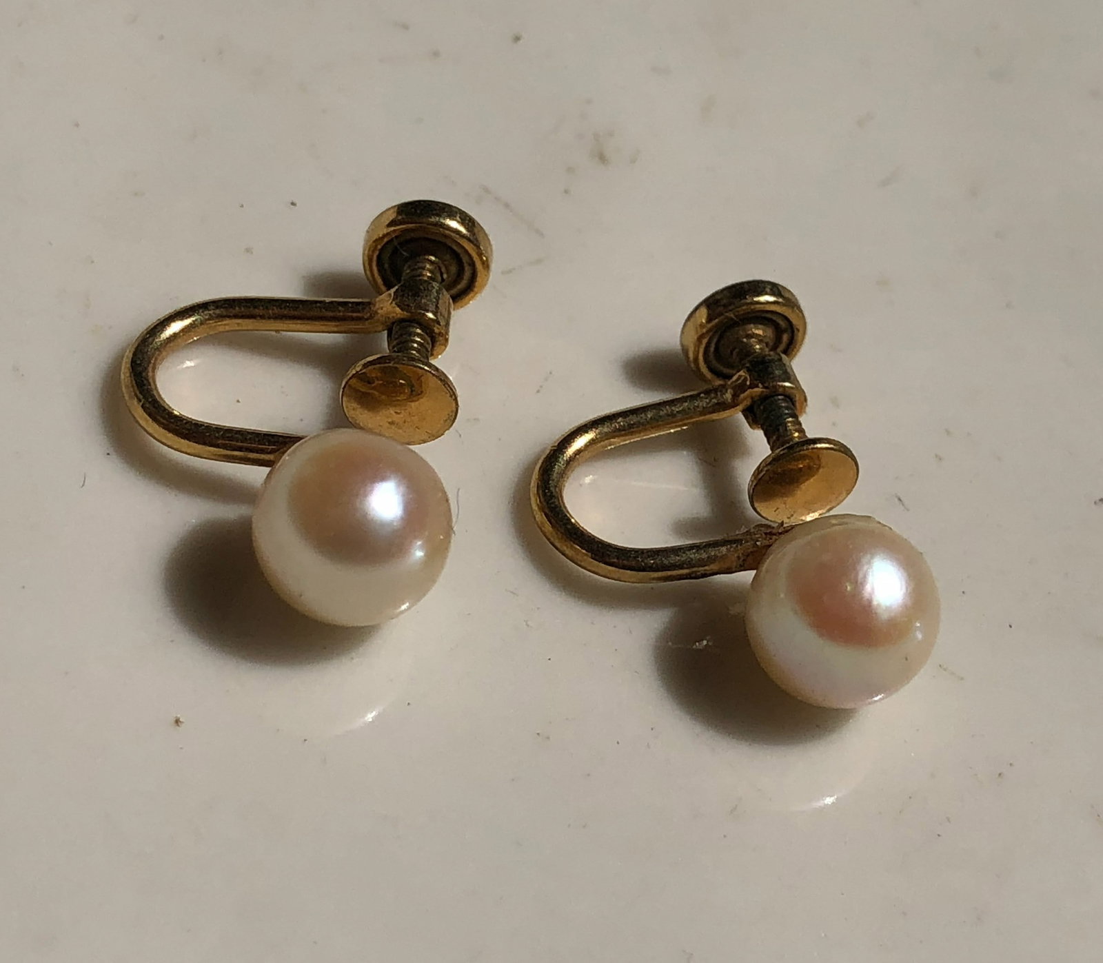 Pair of Mikimoto Earrings: Pair of Mikimoto Earrings