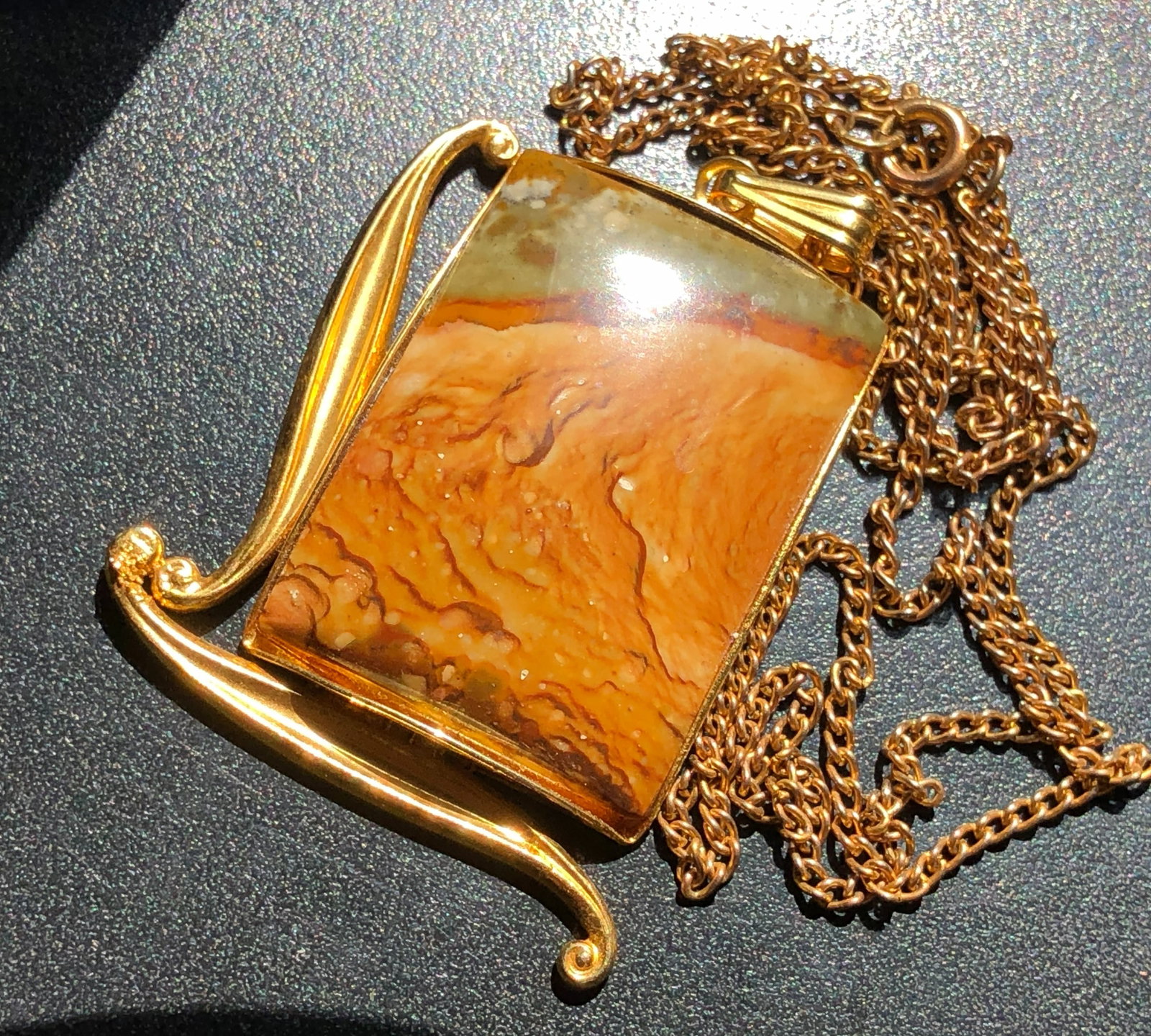 Vintage Gold Plated Necklace: Vintage Gold Plated Necklace