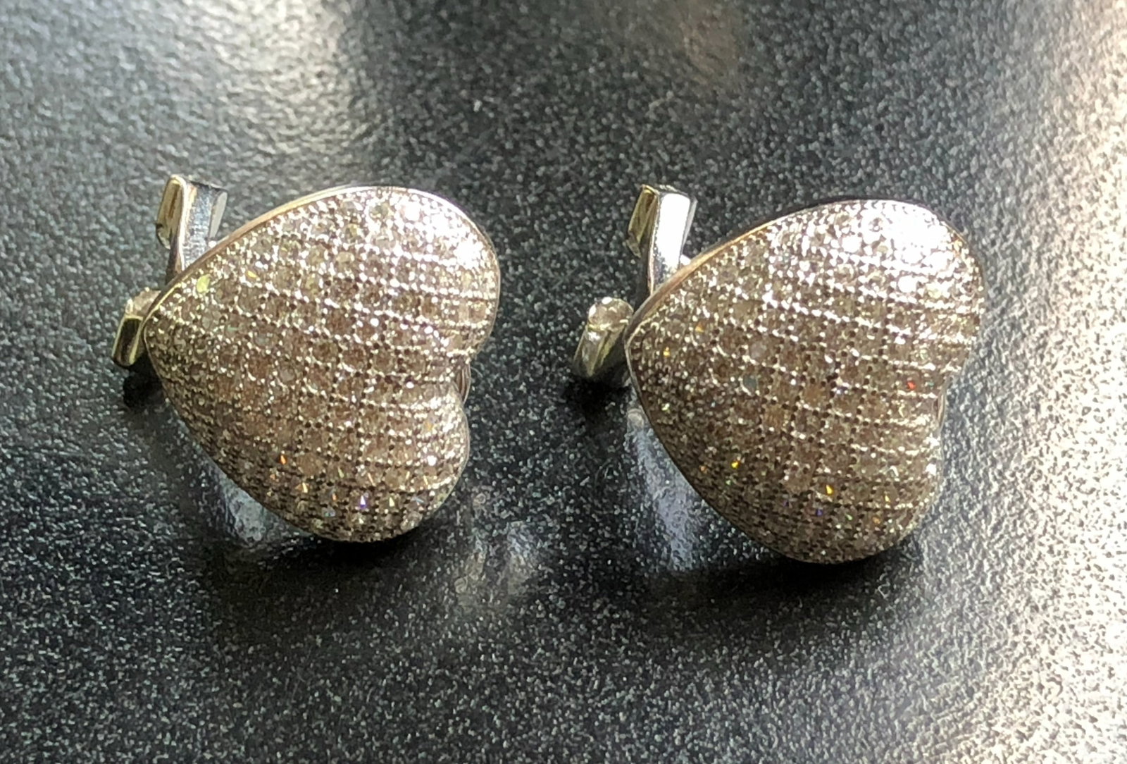 Pair of Silver Earrings: Pair of Silver Earrings