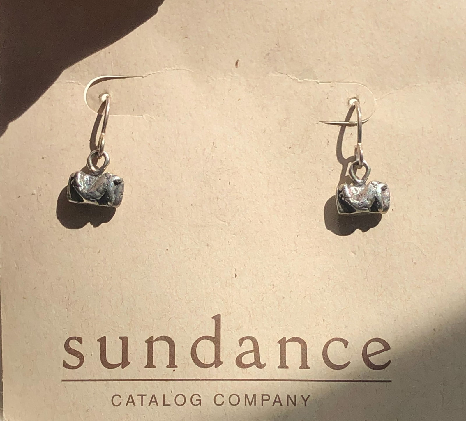 Pair of Silver Earrings: Pair of Silver Earrings