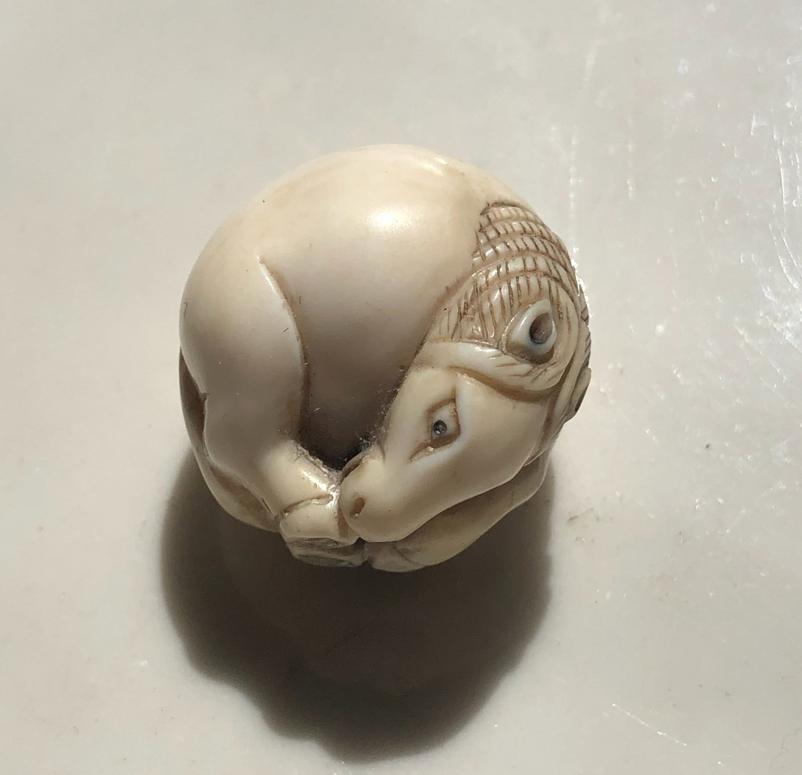 Antique Carved horse Bead (1 of 4)