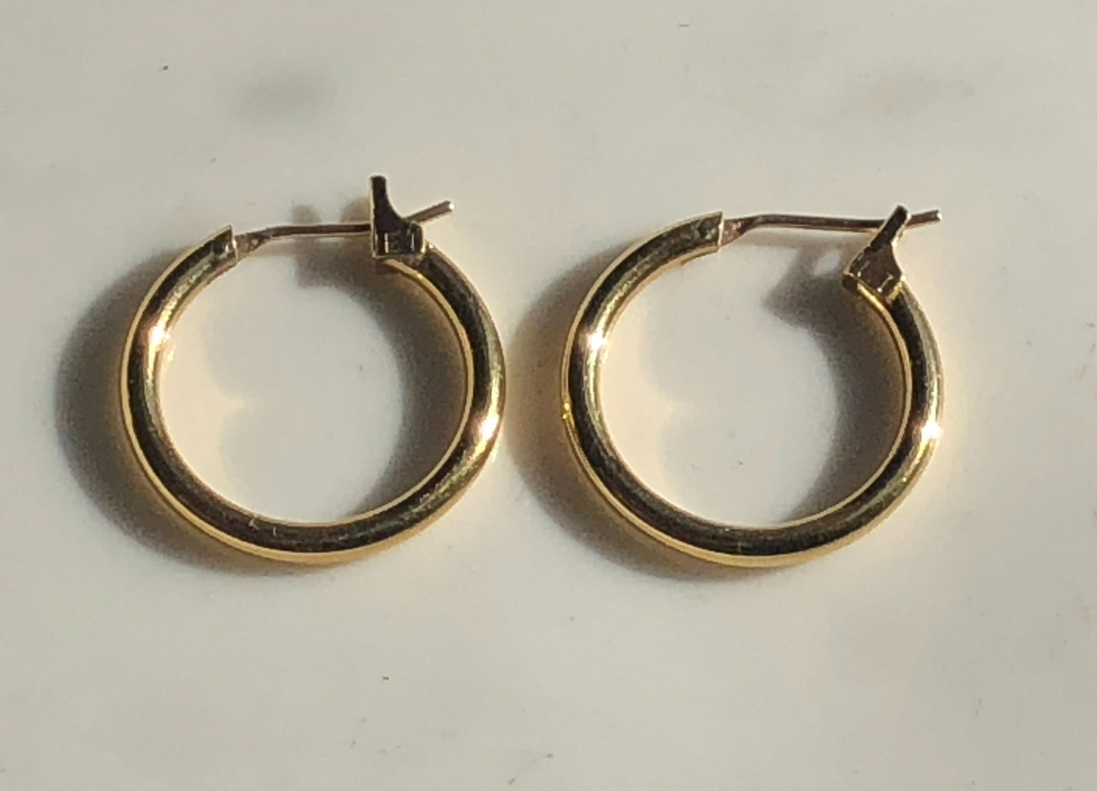 Pair of Gold Filled Earrings: Pair of Gold Filled Earrings