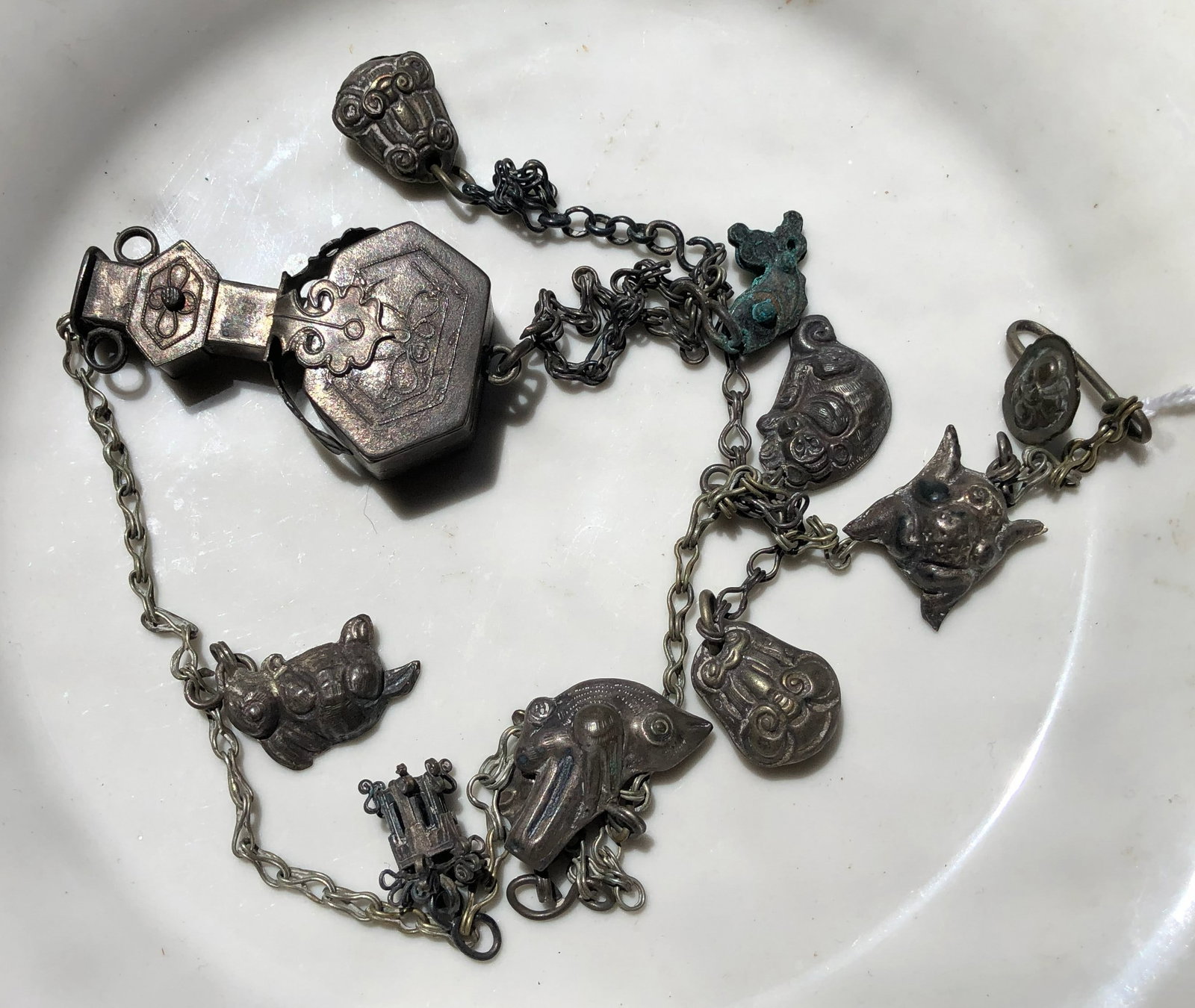 Antique Silver Chain - 2