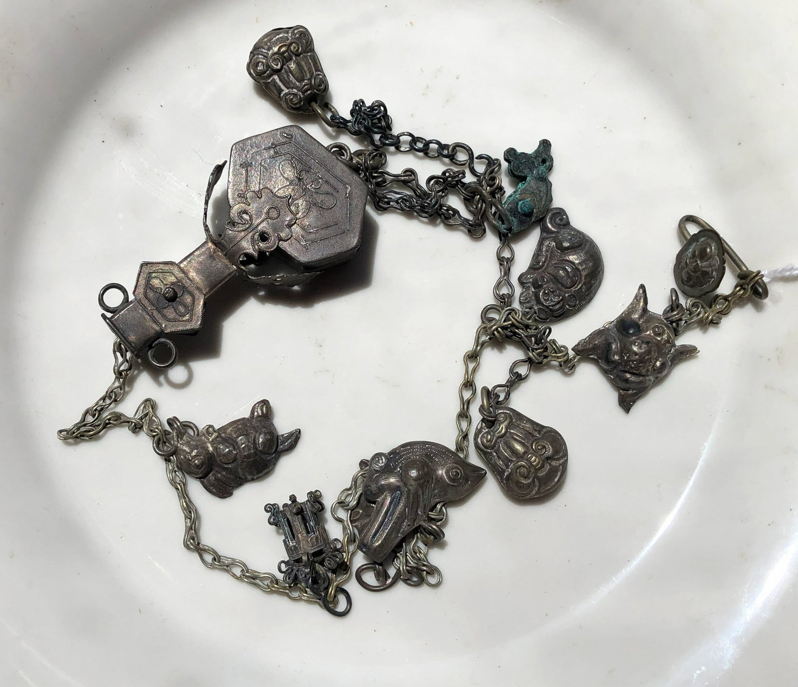 Antique Silver Chain - 3