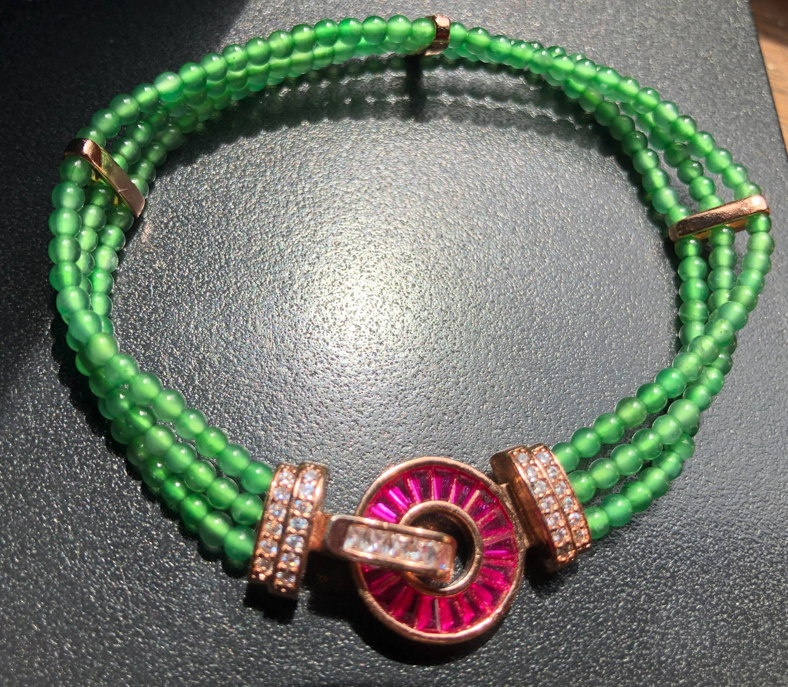 Natural Jadeite bracelet (1 of 4)