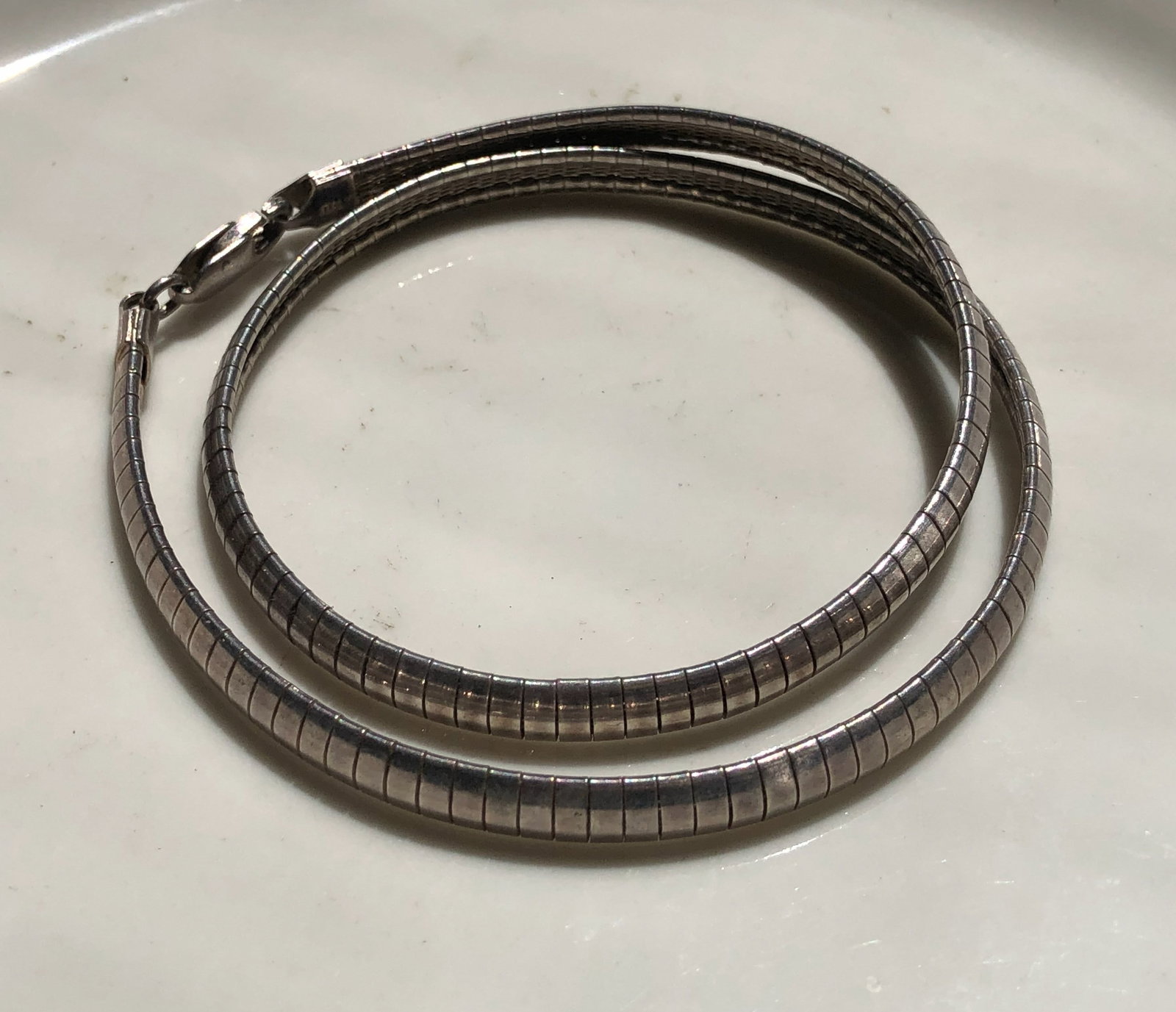 Vintage Silver Necklace: Vintage Silver Necklace, weight 25.4g