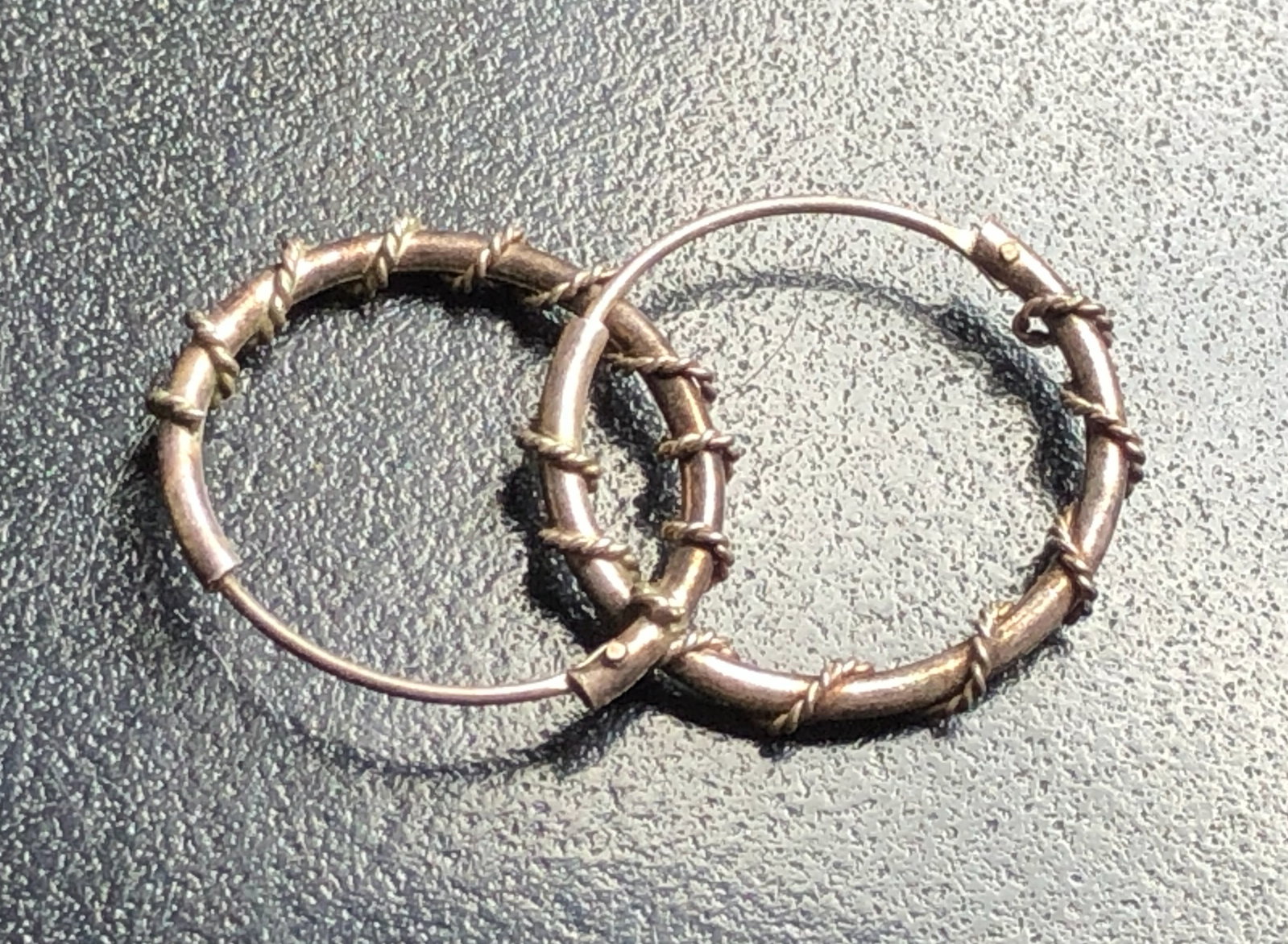 Pair of Silver Earrings: Pair of Silver Earrings