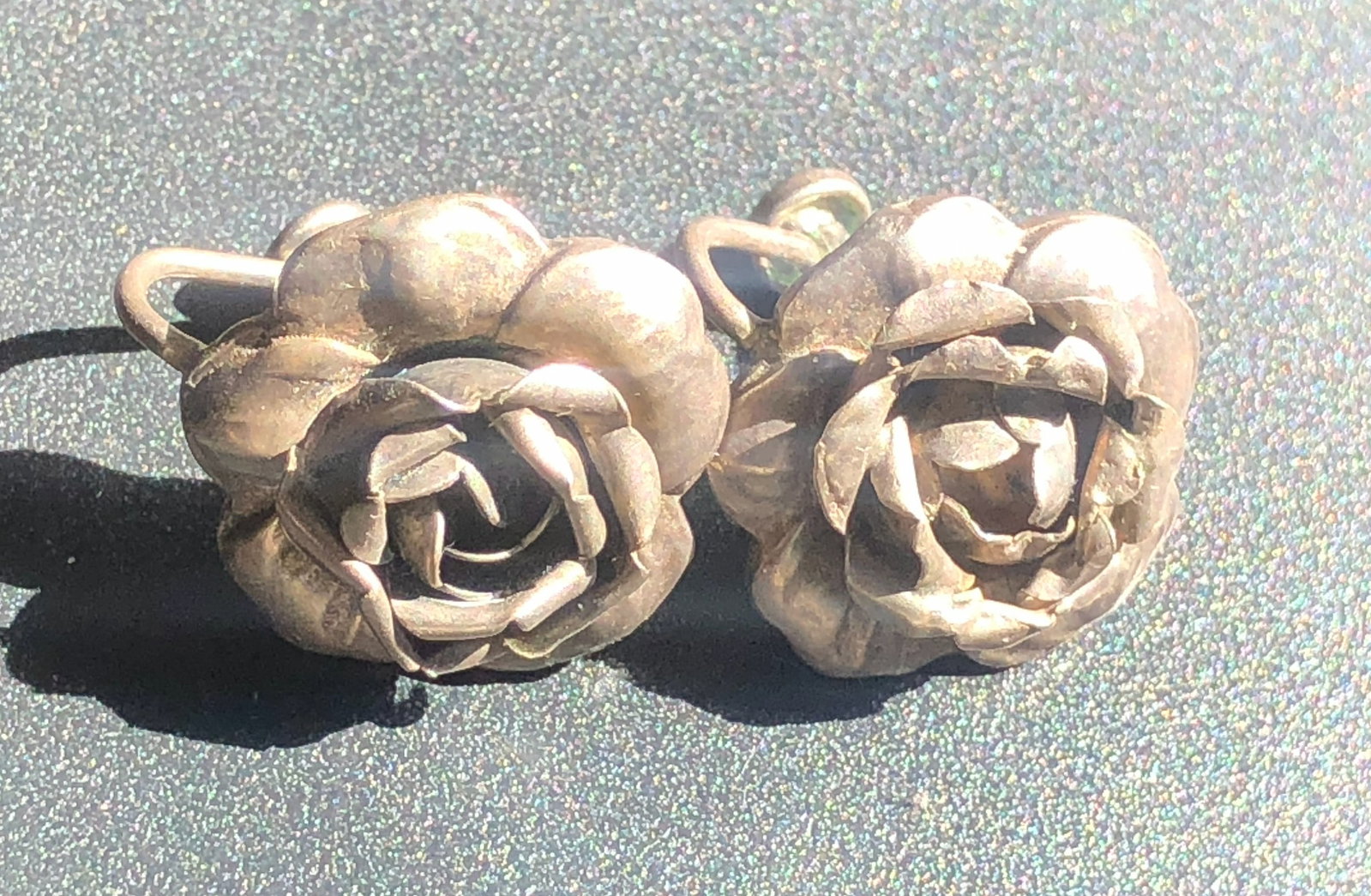 Pair of Silver Earrings: Pair of Silver Earrings