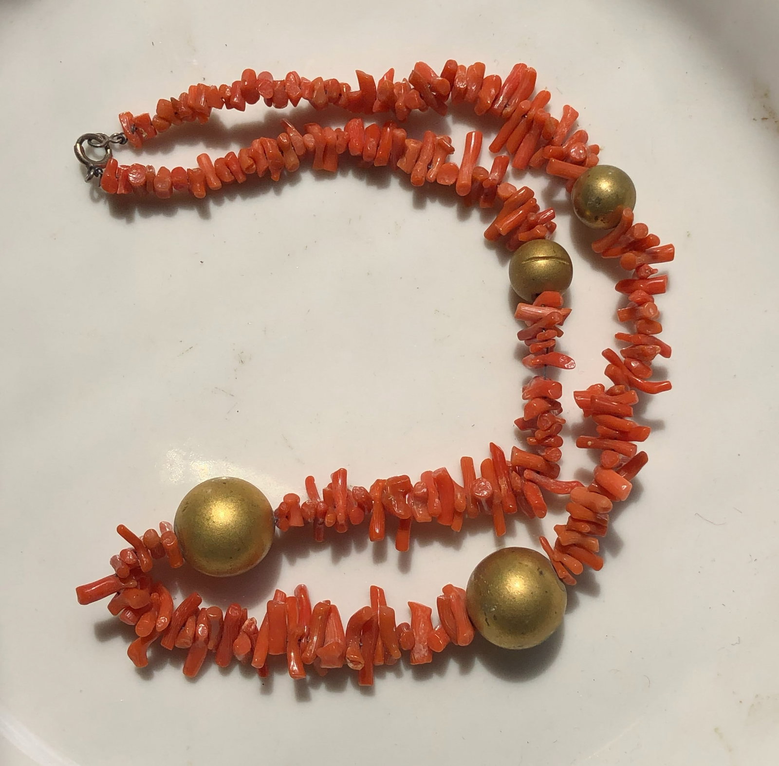 Antique Red Coral Necklace: Antique Red Coral Necklace