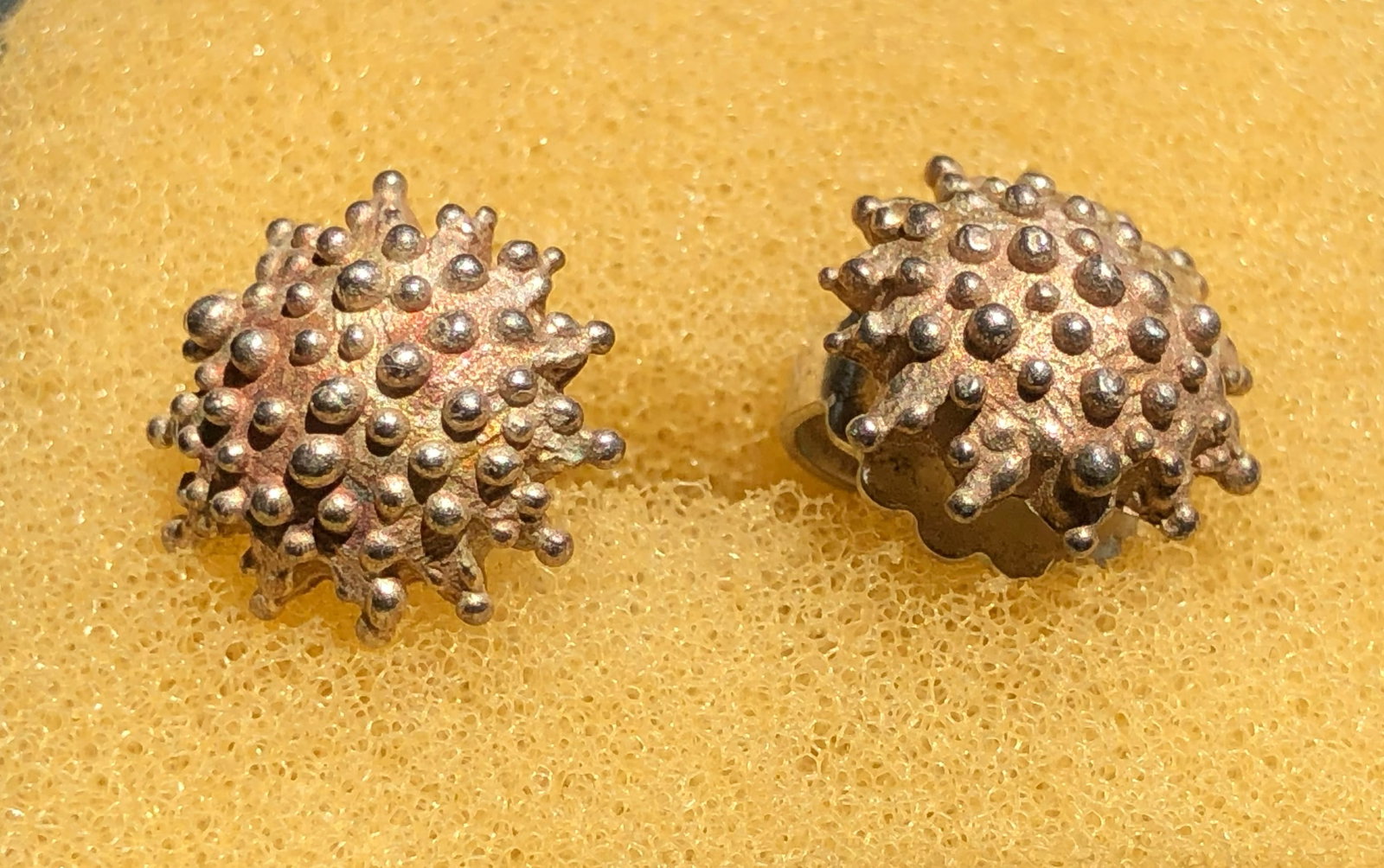 Pair of Silver Earrings: Pair of Silver Earrings