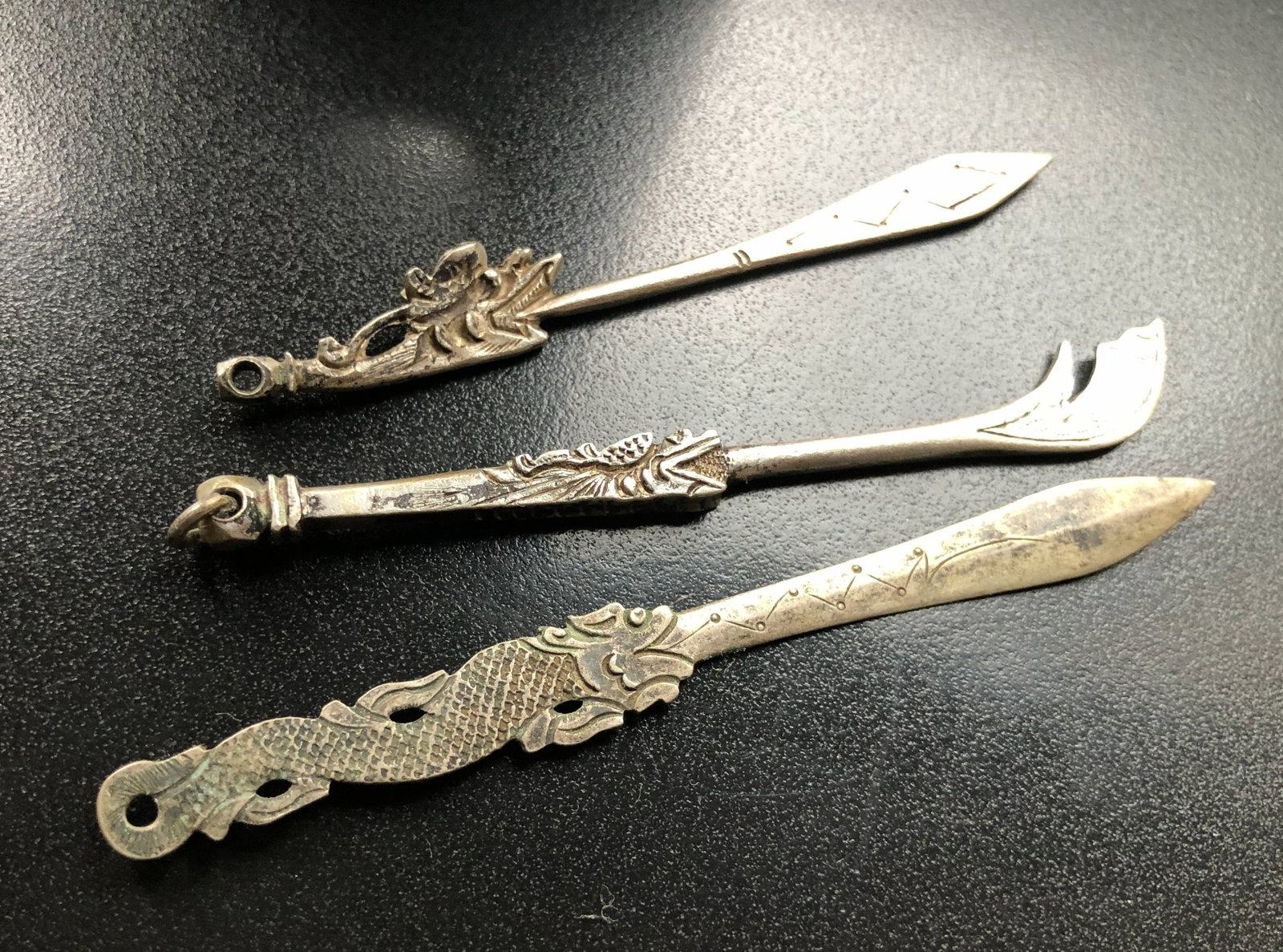 Three Silver Pendants - 2
