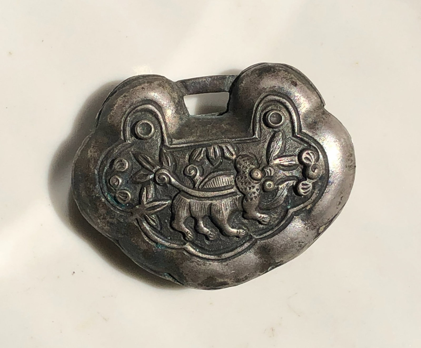 Antique Silver Lock - 4