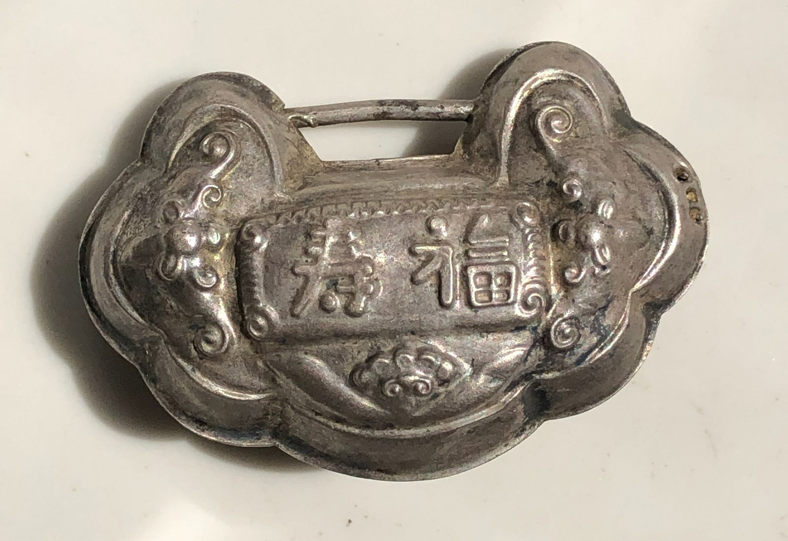 Antique Silver Lock - 2