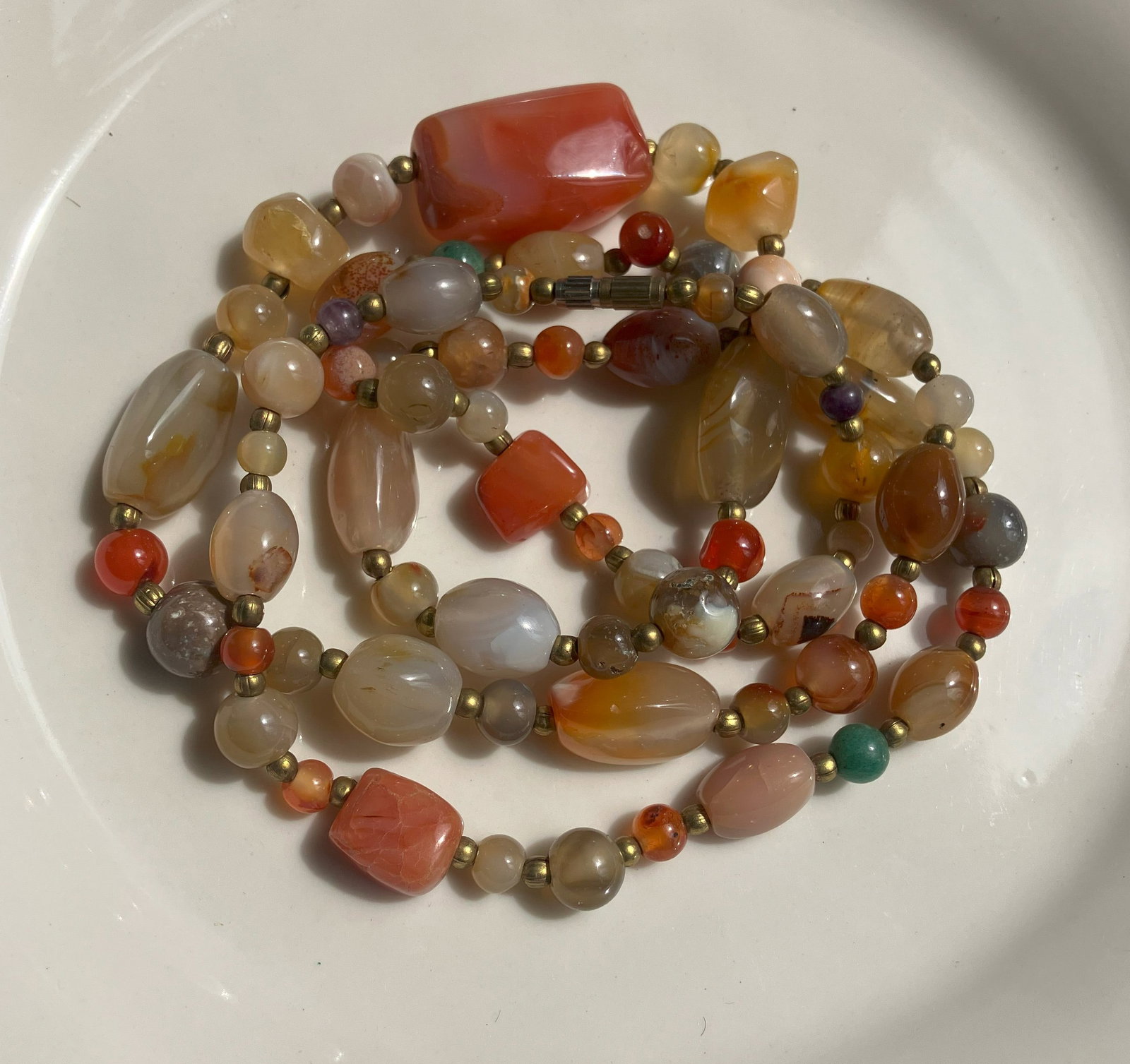 Vintage Carnelian Necklace: Vintage Carnelian Necklace