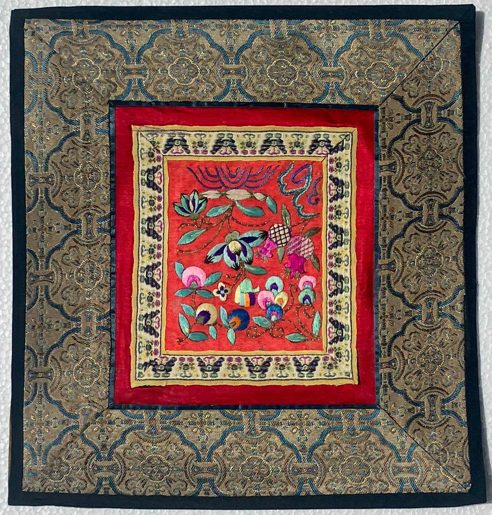 Vintage Embroidery Panel