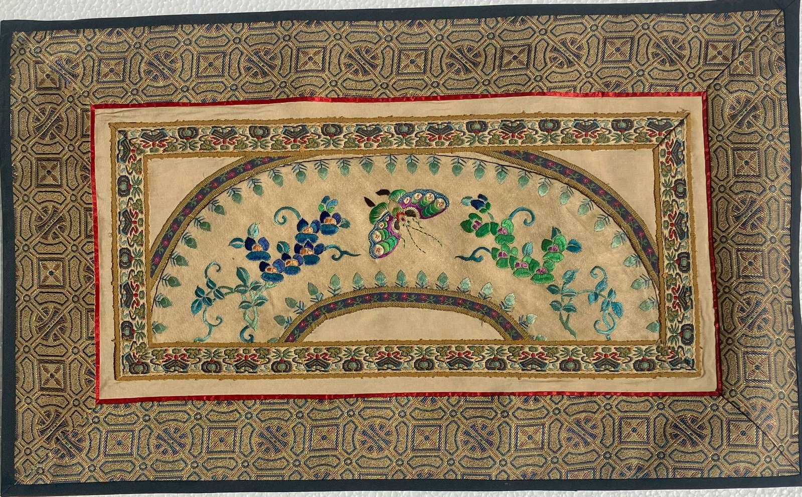Vintage Embroidery Panel
