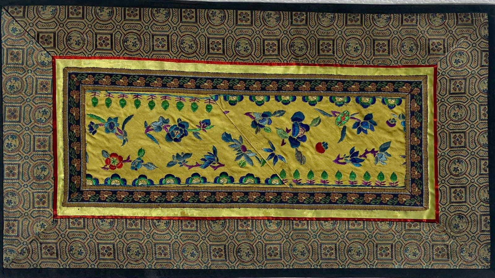 Vintage Embroidery Panel