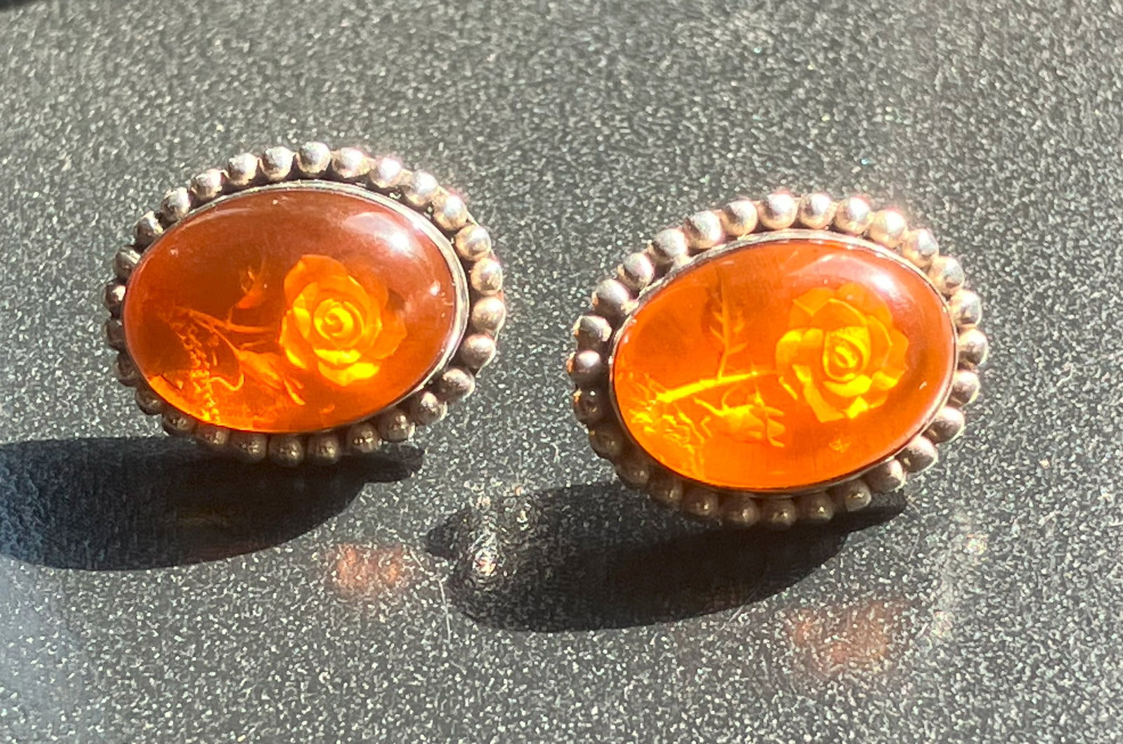 Pair of Silver Earrings: Pair of Silver Earrings