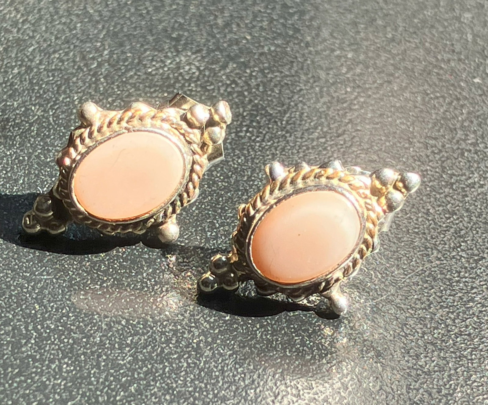Pair of Silver Earrings: Pair of Silver Earrings