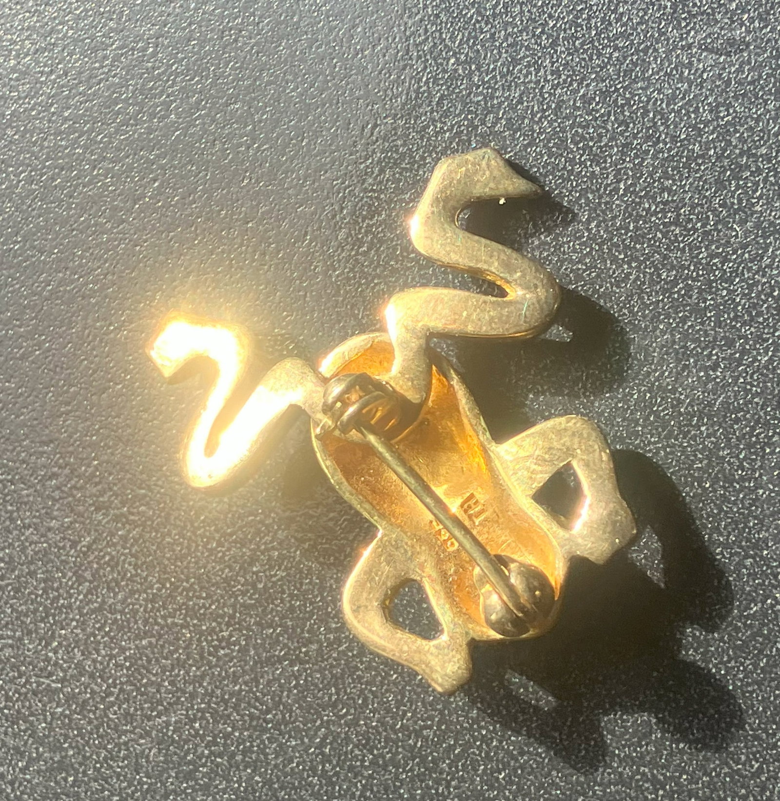 Silver Frog Brooch - 3