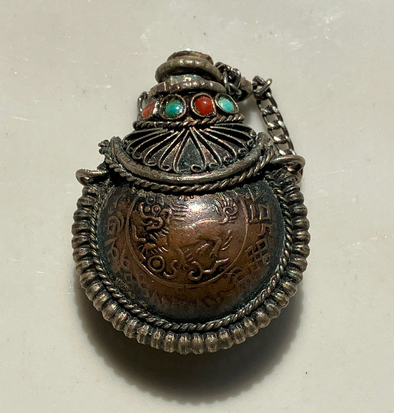 Antique Tibet Pendant (1 of 4)