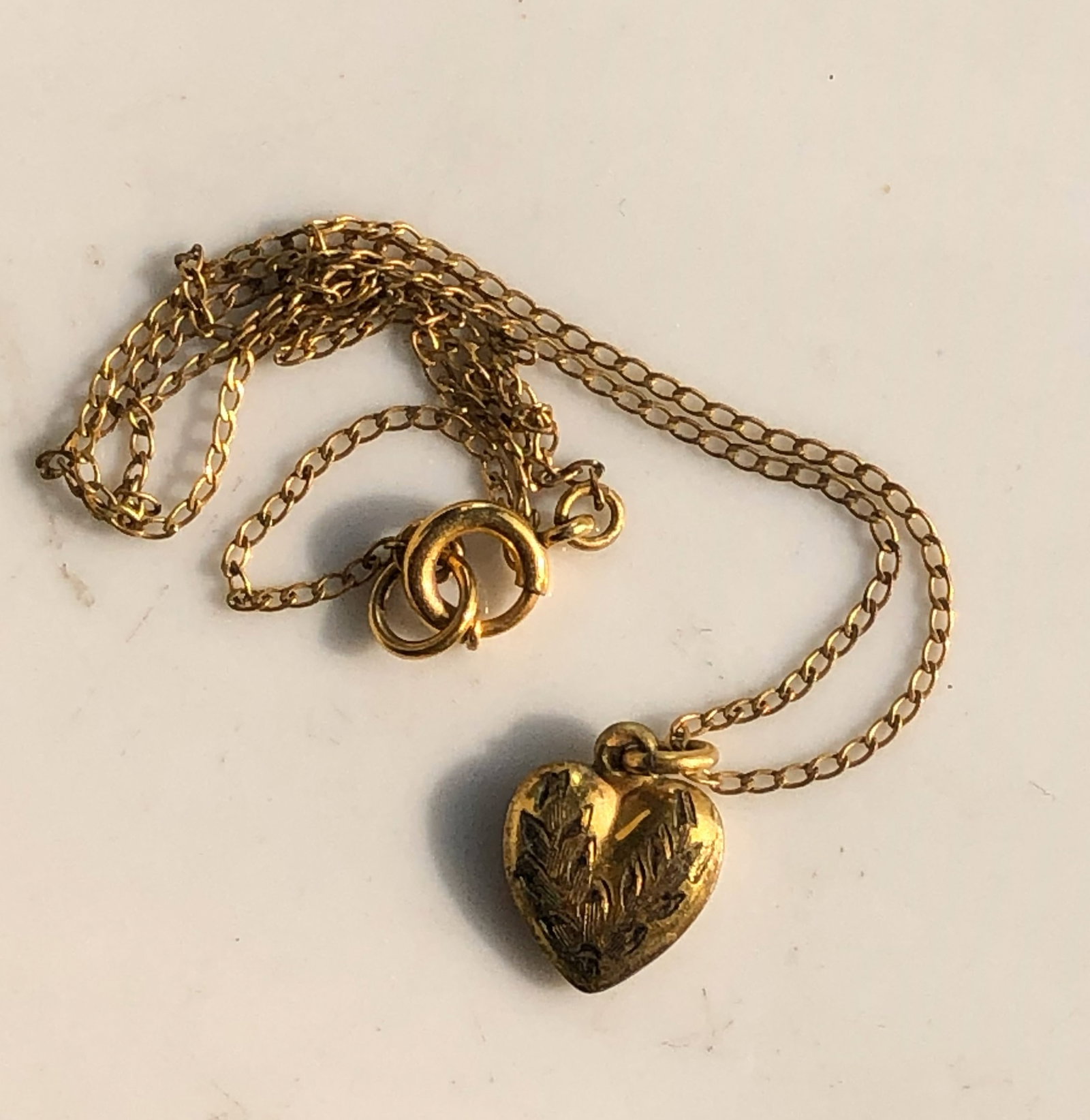 Antique Gold Filled PendantNecklace: Antique Gold Filled PendantNecklace