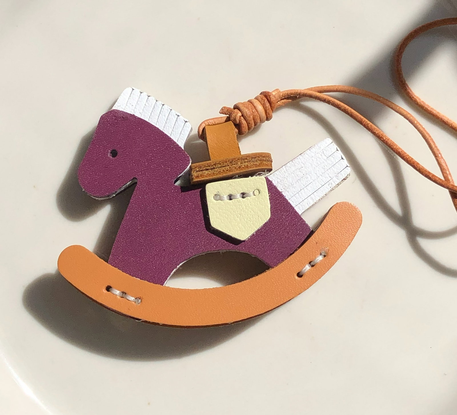 Leather Horse Charm: Leather Horse Charm