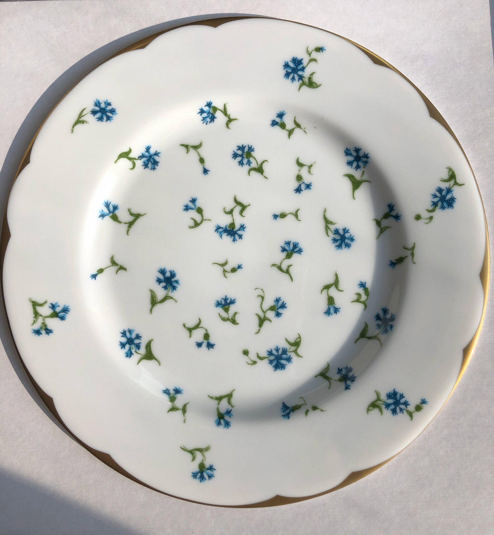 White house Desert Plate: A beautifully designed Whitehouse decorative plate, diameter: 7.5"
