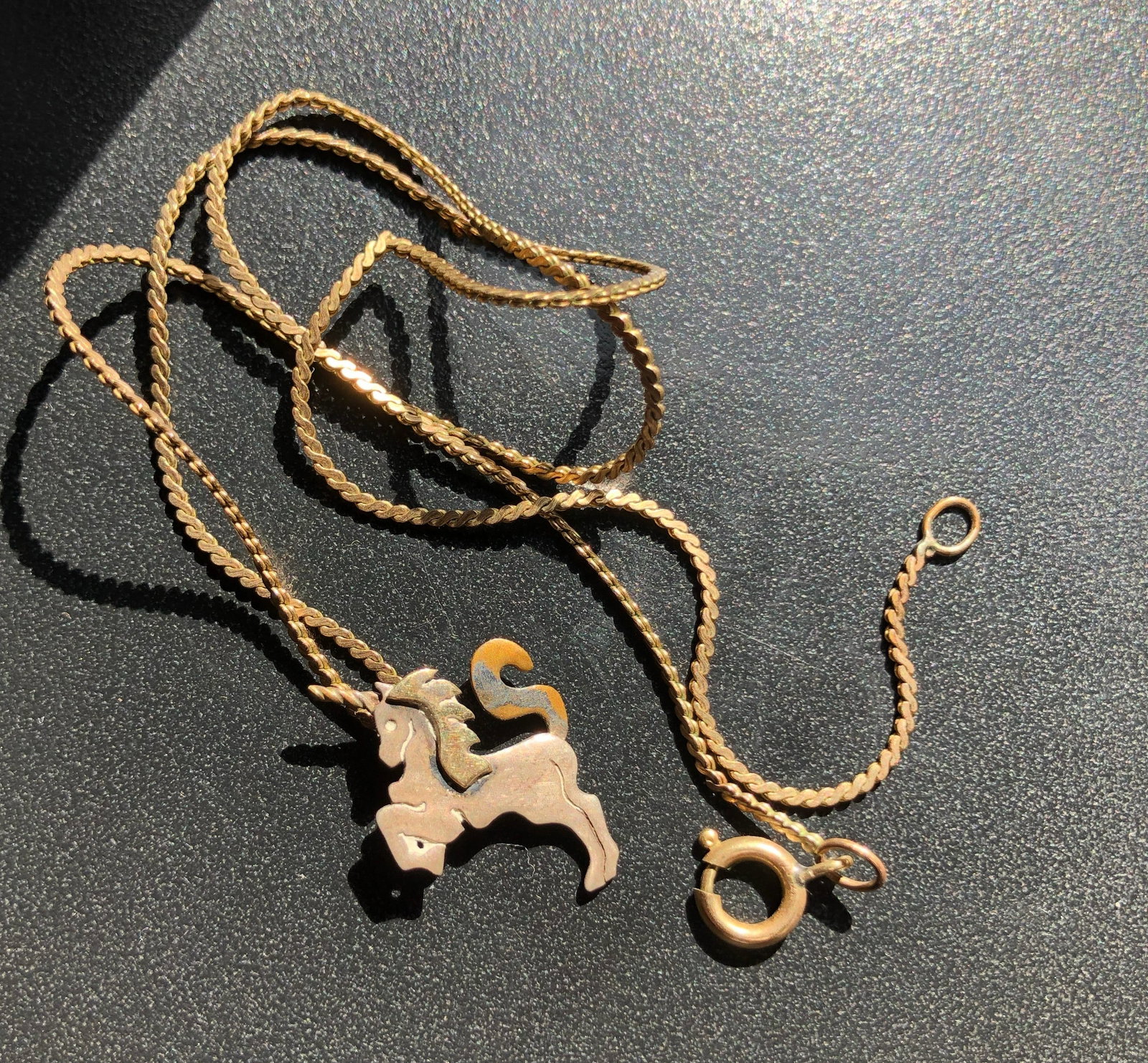 Silver Unicorn Charm Necklace (1 of 4)