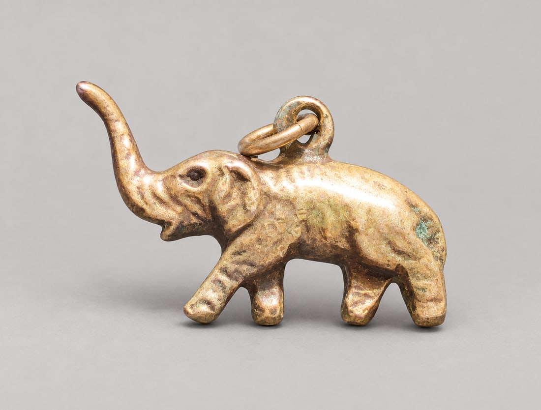 Silver Elephant Charm - 4