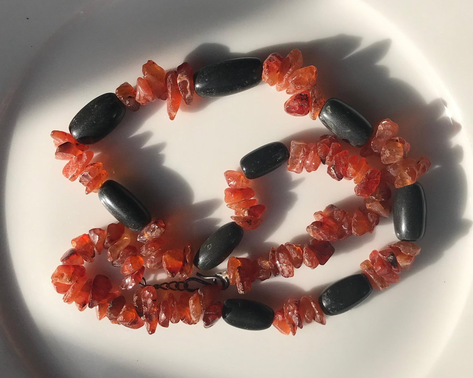 Vintage Carnelian Necklace (1 of 2)