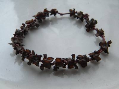 ANTIQUE CHINESE SNAKE SPINE BONE BRACELET: ANTIQUE CHINESE SNAKE SPINE BONE BRACELET