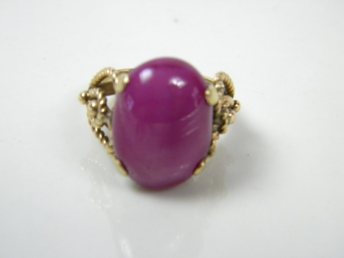 Antique 14K Gold Ruby Ring (1 of 3)