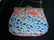 Antique Chinese Dragon Embroidery Purse Coral on Hanger - 3
