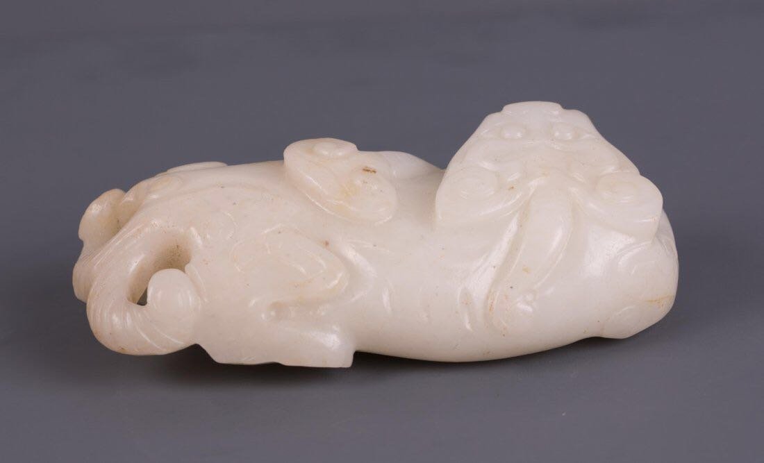 Antique Chinese White Jade  Animal Pendant Ming (1 of 5)