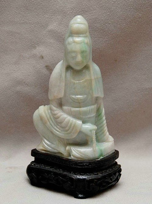 Antique Chinese Jade Guanyin (1 of 1)