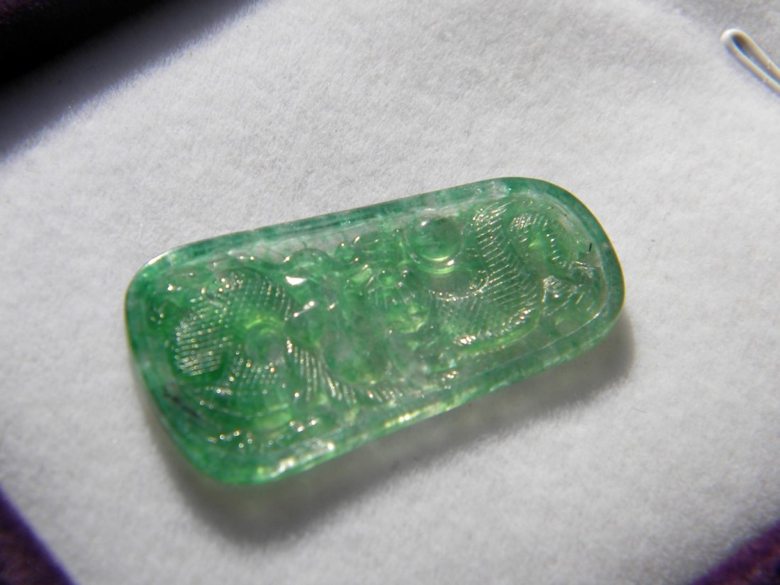 Natural Grade A Jadeite Dragon Pendant (1 of 5)