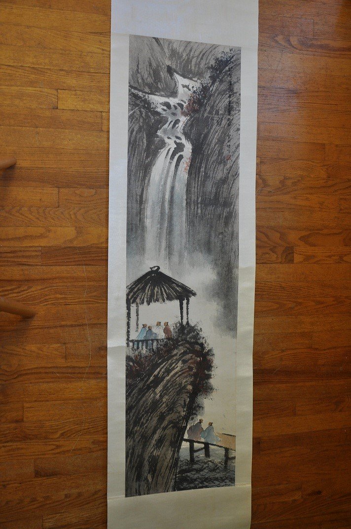 Five Old Men Chinese Ink Painting (1 of 9)