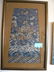 Antique Chinese Imperial Dragon Embroidery Framed