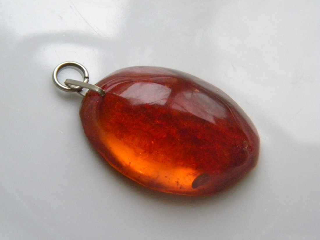 Antique Natural Amber Pendant (1 of 3)