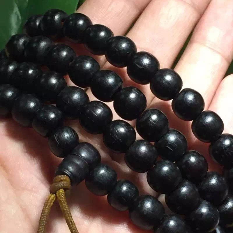 Antique Chinese 108 Zi Tan Buddha Prayer Beads (1 of 5)